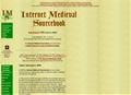 Medieval Sourcebook