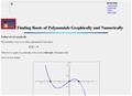 Finding Roots of Polynomial Equations